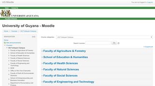 
                            5. UG Moodle: UG Turkeyen Campus - moodle.uog.edu.gy