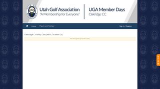 
                            8. UGA Member Day at Oakridge CC Event Portal :: Shotgun Pairings