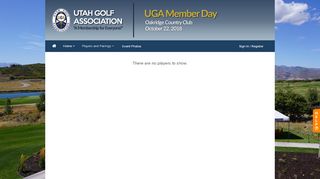 
                            9. UGA Member Day at Oakridge Country Club Event Portal :: Players