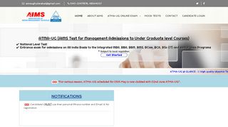 
                            6. ug.atmaaims.com - AIMS Test for Management …