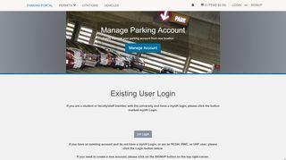 
                            6. UH Manoa - Parking Services - Existing User Login