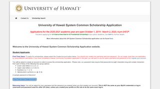 
                            7. UH System Scholarship