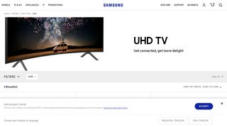 
                            8. UHD TV - Latest Samsung 4K UHD TV at Best Price in Malaysia