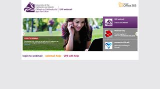 
                            4. UHI webmail - office 365