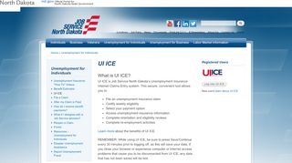 
                            1. UI ICE | Job Service North Dakota