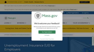 
                            2. UI Online for Employers and Agents - Mass.gov