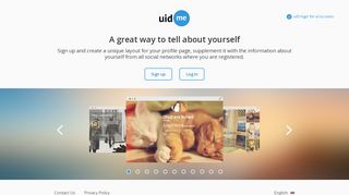 
                            11. uid - profile page builder