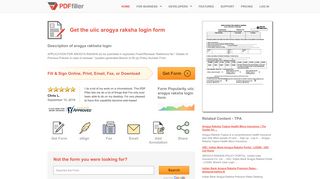 
                            4. Uiic Arogya Raksha Login - Fill Online, Printable, Fillable ...