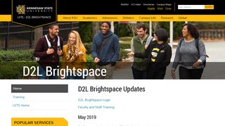 
                            1. UITS - D2L Brightspace | Kennesaw State University