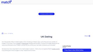
                            3. UK Dating - UK Dating - Match