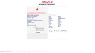 
                            1. UK English - Oracle | PeopleSoft Enterprise Sign-in