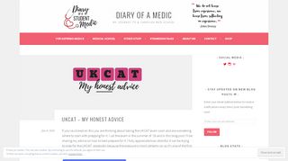 
                            2. UKCAT – My Honest Advice – DIARY OF A MEDIC