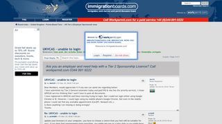 
                            9. UKVCAS - unable to login - Immigrationboards.com