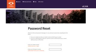 
                            5. uLink - Password Reset