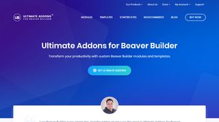 
                            9. Ultimate Addons for Beaver Builder: The Best Beaver Builder Addon