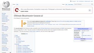 
                            4. Ultimate Beastmaster (season 2) - Wikipedia