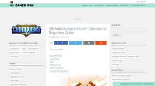 
                            7. Ultimate Dungeon Hunter Champions Beginners Guide