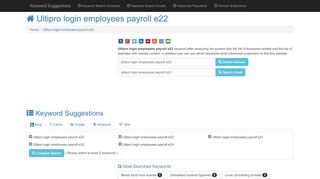 
                            3. Ultipro login employees payroll e22