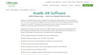 
                            7. UltiPro Mobile HR Software - Access Anytime From Anywhere | UltiPro®
