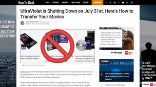 
                            4. UltraViolet is Shutting Down on July 31st, Here's How to ...