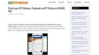 
                            1. Umang app To check epf Withdrawal balance and …