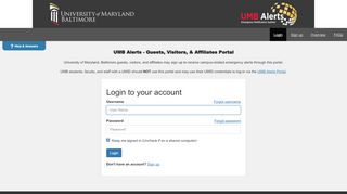 
                            9. UMB Affiliates & Visitors - Login to your account