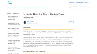 
                            7. Umbrella Roaming Client: Captive Portal Interaction – Cisco Umbrella