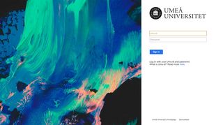 
                            1. Umeå Universitet - Login - umu.se