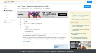 
                            2. uml - Use Case Diagram Log On Use Case - Stack Overflow