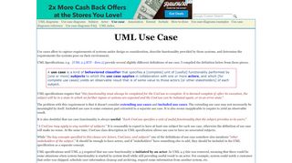 
                            8. UML Use case specifies complete and useful behavior of a ...