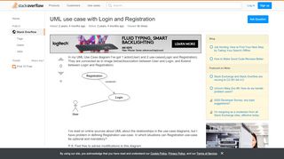 
                            6. UML use case with Login and Registration - Stack Overflow