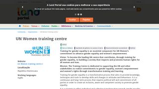 
                            8. UN Women training centre | Land Portal