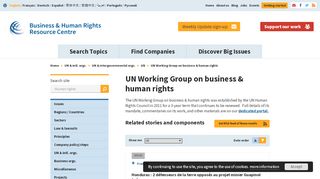 
                            6. UN Working Group on business & human rights | Business ...