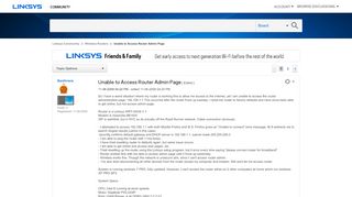 
                            8. Unable to Access Router Admin Page - Linksys …