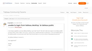 
                            9. unable to login from tableau desktop to tablea... |Tableau ...