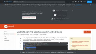 
                            5. Unable to sign in to Google account in Android Studio