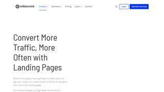 
                            9. Unbounce Landing Pages - Convert More Traffic, …