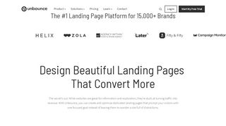 
                            3. Unbounce - The Landing Page Platform