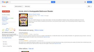 
                            8. Uncle John's Unstoppable Bathroom Reader