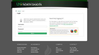 
                            8. UND Forms Login - University of North Dakota
