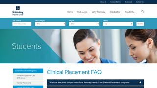 
                            7. UndergradPlus | Clinical Placement FAQ - Ramsay Careers