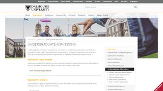 
                            4. Undergraduate Admissions - Admissions - Dalhousie University