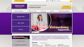 
                            6. Undergraduate Admissions | Ashland University |