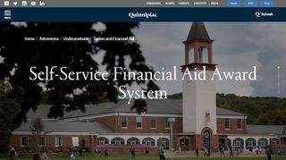 
                            2. Undergraduate Financial Aid Award System | Quinnipiac University