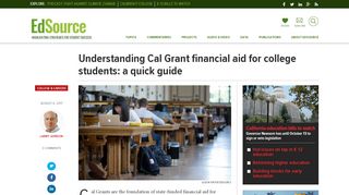 
                            6. Understanding Cal Grant financial aid for college students ...