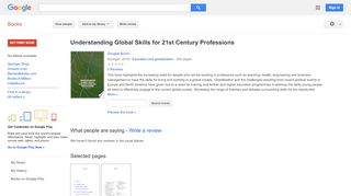 
                            9. Understanding Global Skills for 21st Century Professions