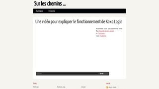 
                            4. Une vidéo pour expliquer le fonctionnement de Koxo Login