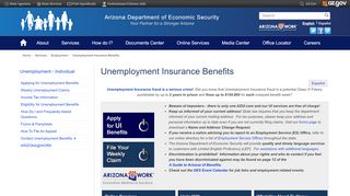 
                            2. Unemployment Insurance Benefits | Arizona Department of Economic ...