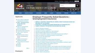 
                            4. Unemployment Insurance - Maryland Department of Labor