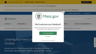 
                            1. Unemployment Insurance (UI) Online | Mass.gov